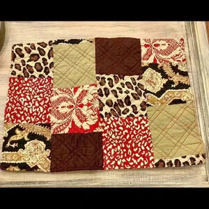 Quilted standard size pillow shams- NWOT